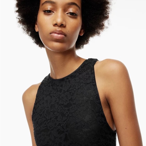 Aritzia Babaton Reel Bodysuit Black Lace - Picture 5 of 8